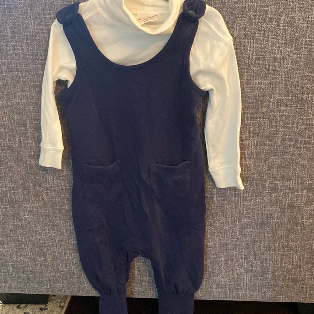 Never used/ with tags. Hanna Anderson jumper with turtle neck. Size 18-24 months